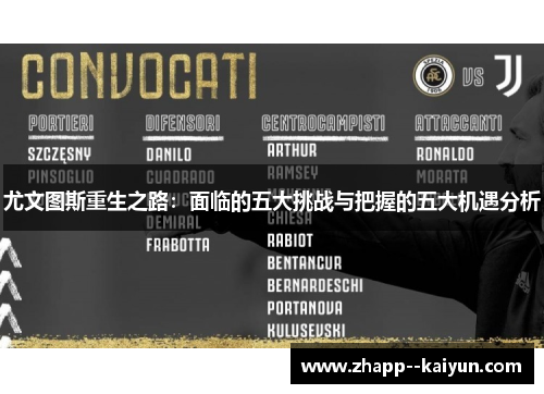 尤文图斯重生之路：面临的五大挑战与把握的五大机遇分析